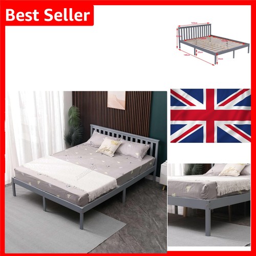 Double bed pine frame - pine,