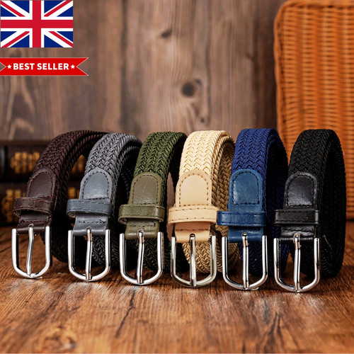 Woven stretchy belt - woven, braided
