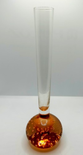 Vintage art glass - glass, bud