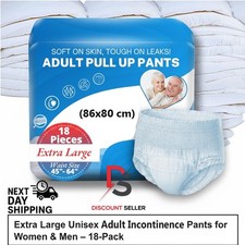 18x EXTRA LARGE Incontinence Pants Women & Men Maxi Adult Diapers Pull Ups Pant