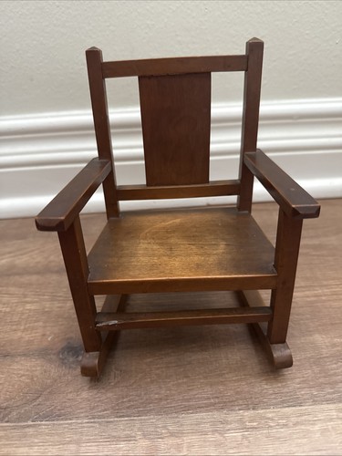 Wood small rocking chair - , doll