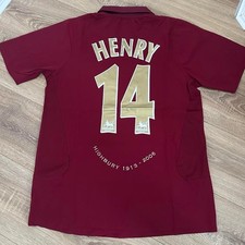 Arsenal Highbury 2005/06 Home Shirt – Henry 14 – Size 2XL – Pre-Owned