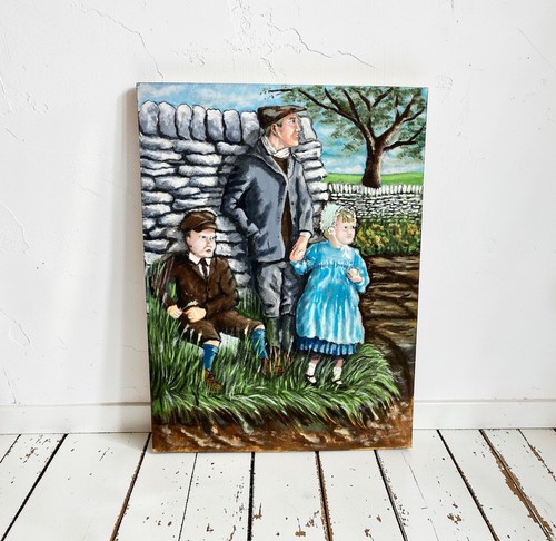 Vintage 1960s oil painting - 1960s, on