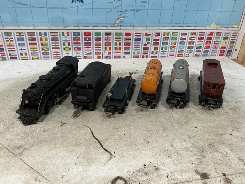Lionel prewar metal set 1664 - lionel,