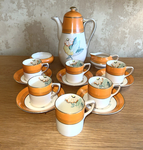 Art deco gray pottery hand - gray's,