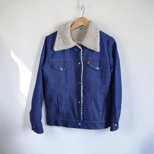 Levis womens navy sherpa denim - womens,