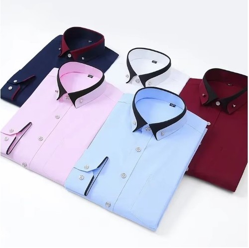 Men dress shirts long sleeves - shirts,