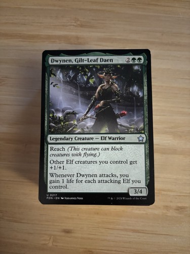 Mtg mono green elf commander - mtg,