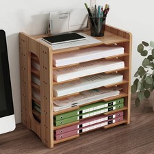 7 Tier File Storage Rack Desk