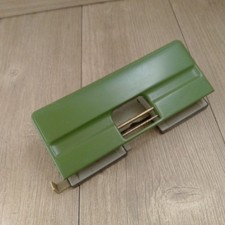 Green Hole Punch 4 Hole Metal Made in Germany Vintage