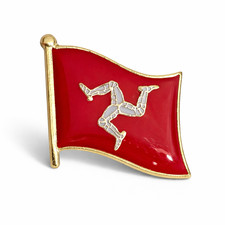 Isle of Man Pin Badge Enamel