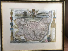Antique Map of Suffolk Possible Mid 1800’s
