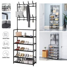 5 Tiers 8 Hooks Coat And Hat