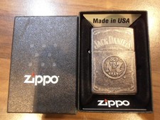 Zippo Lighter Jack Daniels Dusk Grey Model No 29150 BN&S