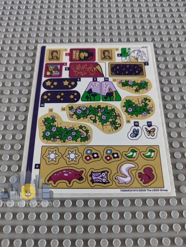 Lego disney princess sticker - disney,