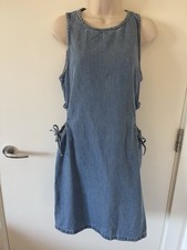 Primark Denim&Co Cut Out Design Dress Size Uk 10 New