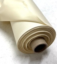 Cream Cotton Sateen Curtain