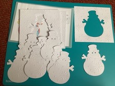Snowman Iris Folding Embossed
