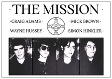 THE MISSION - A1 size Goth