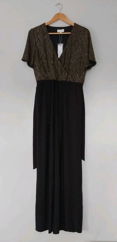 Apricot jumpsuit black gold - jumpsuit,