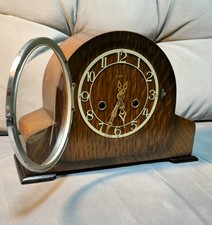 Enfield Art Deco Oak Mantel