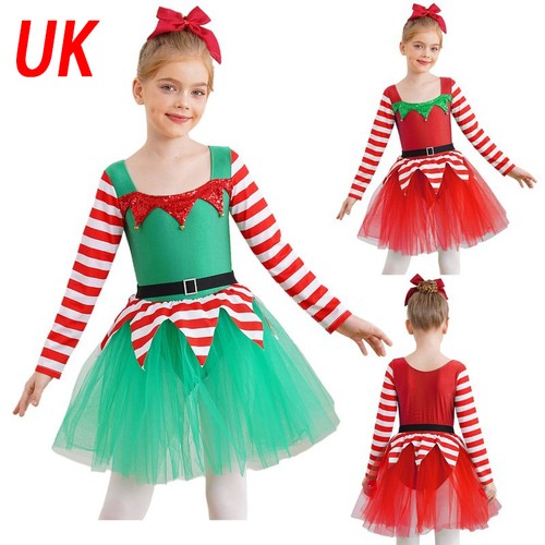 Girls christmas elf - uk,