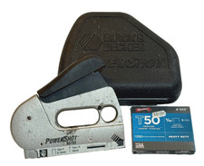 Black And Decker Power Shot Staple Gun A5753 With Case & Staples