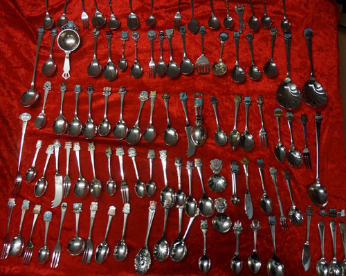 Crest engraved flatware - 94,