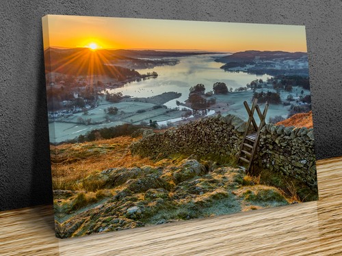 Lake windermere sun - sun, rising