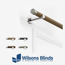 Curtain Pole - Wood-Effect