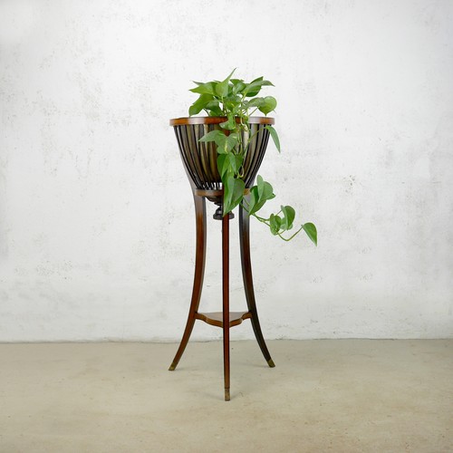 Edwardian mahogany jardiniere - mahogany,