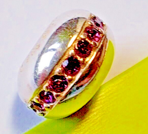 Silver amethyst winkcharm by - &,