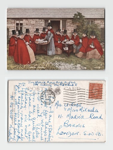 Postcard welsh women - postcard,
