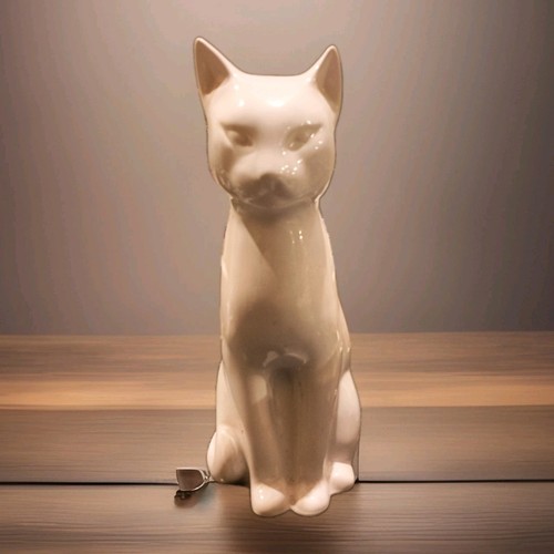 Ceramic siamese cat - siamese, large
