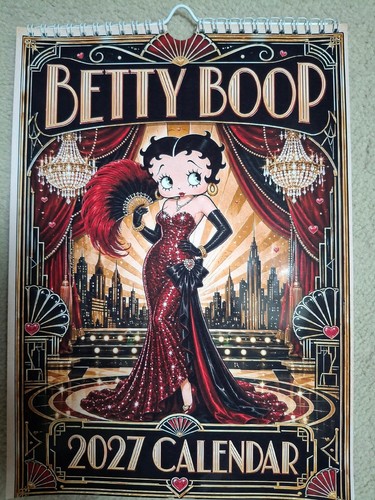 Betty boop 2027 calendar wall - betty,