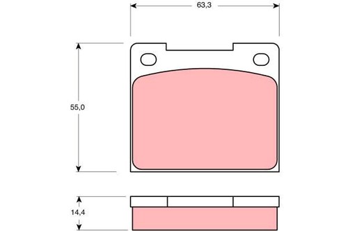 Brake pad set - brake,