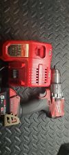 MILWAUKEE M18 ONE PD2 CORDLESS DRILL C/W 2 RED LITHIUM BATTERIES & CHARGER