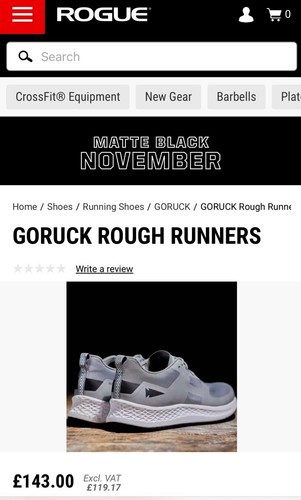 Rougue goruck rough runners - goruck,
