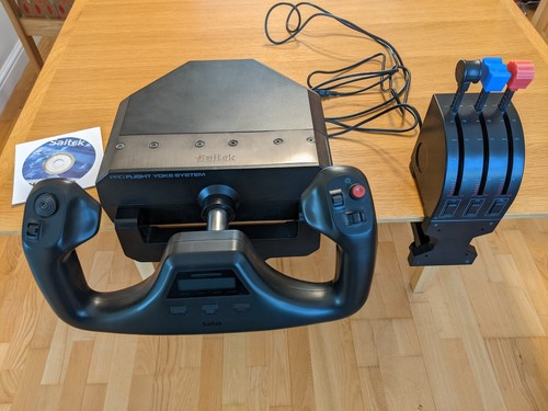 Saitek pro flight control yoke - saitek,