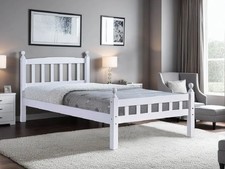 Florence Rubberwood Bed