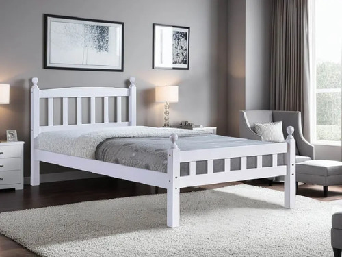 Florence rubberwood bed - florence,