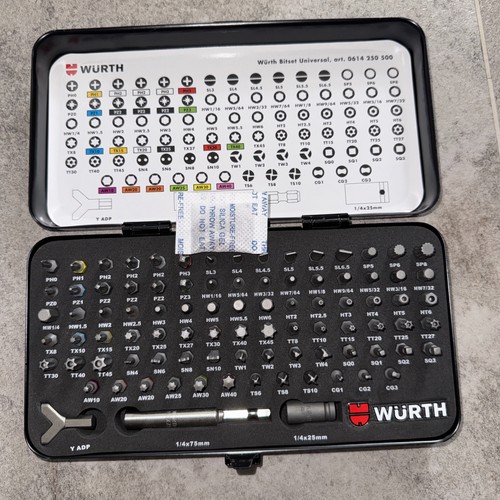 Würth piece 4 bit - 1/4″,