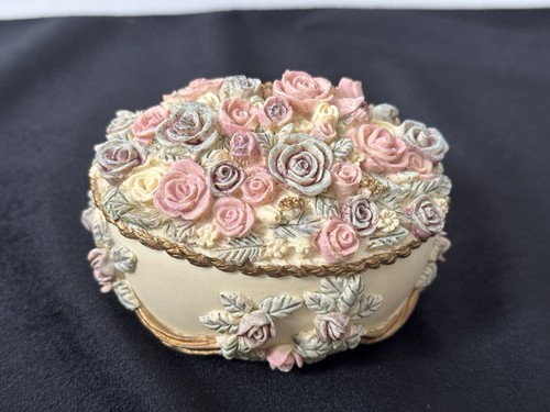 Victorian rose jewelry - victorian, box