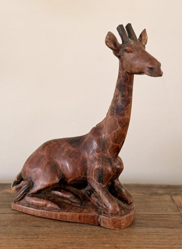Vintage african carved wooden - vintage,