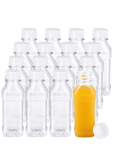 Plastic bottles with lids - plastic,