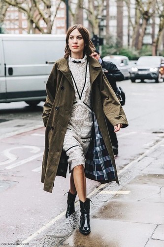 Alexa chung frances khaki - chung, m&s