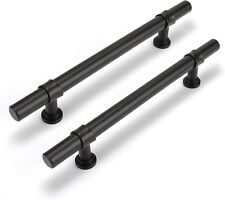 LONTAN 5 pcs  Black Cupboard Handles Black Kitchen Handle Black 160mm Handles