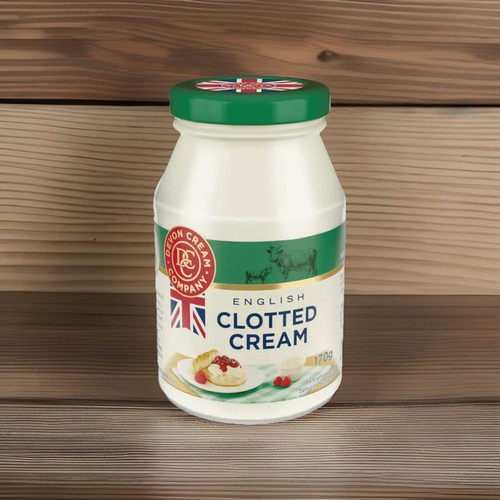 Clotted cream jar devon - clotted,