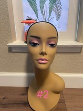 Female Bald Mannequin Head With Shoulder Display Model Multipurpose Wig Holder