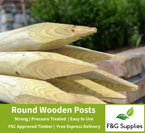 Wooden fence posts 1 - x, 1.65m